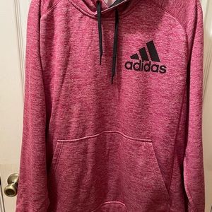 Adidas XXL Red/White heathered with black adidas accents